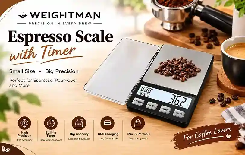 WEIGHTMAN Espresso Scale with Timer
