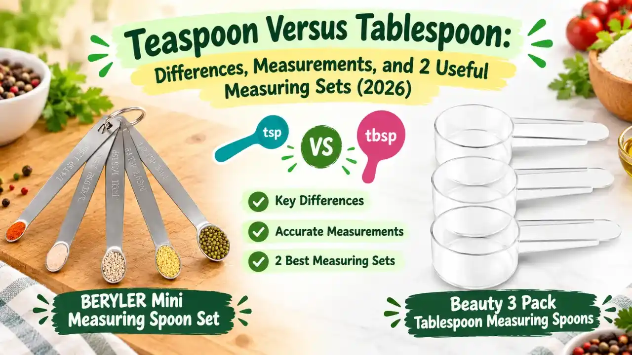 Teaspoon Versus Tablespoon